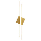 Linear Wall Light Geometric Diamond Accent Sculptural Wall Sconce