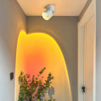 LED Ceiling Spotlights Simple Small Hill Sunset Light