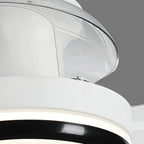 Ceiling Fan with Remote Light Minimalist Dimming LED 3-Blade Fan Lamp