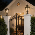 European Waterproof Outdoor Pillar Light