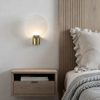 Round Wall Light Lightweight Luxury Glass Wall Lamp