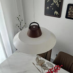 Single Pendant Lights for Kitchen Saucer Shaped Minimalist Light
