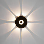 Sunflower LED Wall Light Round Modern Waterproof LED Light
