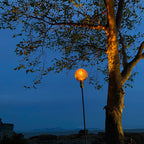 Path Landscape Lighting Outdoor Round Reed Decorative Light