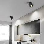 Surface Mounted Adjustable Spotlight Round Foldable Light