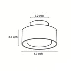 Surface Mounted LED Downlight Round Aluminum Ceiling Light
