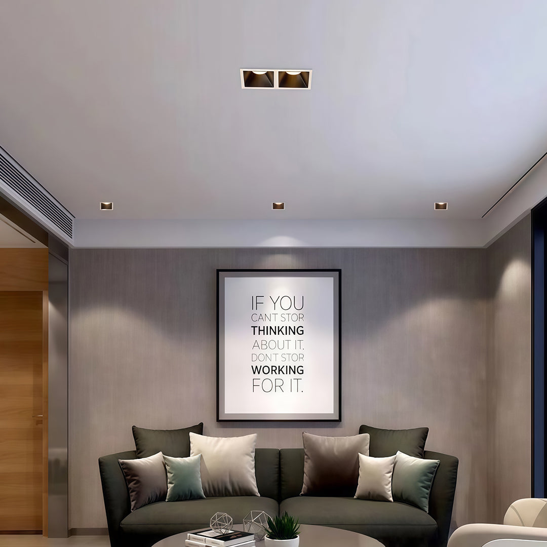 Square LED Downlights Grid LED Linear Recessed Light
