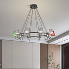 Branch LED Suspension Chandelier American Modern Glass Ceiling Lighting