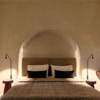 Swing Long Arm Austere Wall Lamp - Black/Gold