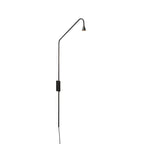 Swing Long Arm Austere Wall Lamp - Black/Gold