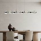 Linear Pendant Chandelier Nordic Modern Electroplated