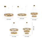 Modern Circular Chandelier Minimalist Luxury Ceiling Light