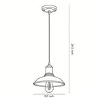 Bronze Pendant Lighting Industrial LED Outdoor Ceiling Light