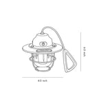 Portable Hanging Light Vintage USB-Rechargeable Camping Lantern