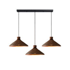 Rattan Woven Pendant Light Wabi Sabi Style Zen Hanging Light