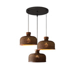 Rattan Woven Pendant Light Wabi Sabi Style Zen Hanging Light