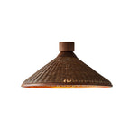 Rattan Woven Pendant Light Wabi Sabi Style Zen Hanging Light