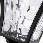 LED Solar Fence Post Cap Lights Waterproof Cast Lanterns Light