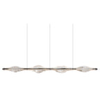 Crystal Pendant Lights for Kitchen Island Modern Minimalist LED Light