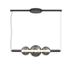 Minimalist LED Silver Pendant Light For Kitchen Island Modern