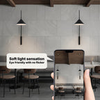 Wall Arm Light Creative Black Long Rod Decorative Iron Art Lamp