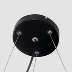 Black Modern Chandeliers Creative LED Triangular Ceiling Light