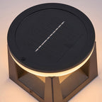 Solar Powered Bollard Lights Outdoor Waterproof Courtyard Lamp