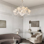 Art Glass Chandeliers French Elegant Hardware Ceiling Lights