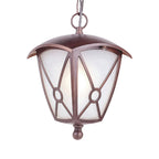 Outdoor LED Pendant Lights Black Metal Waterproof Ceiling Lights