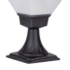 Outdoor Garden Pathway Light Simple Black Hard-Wired Bollard Light