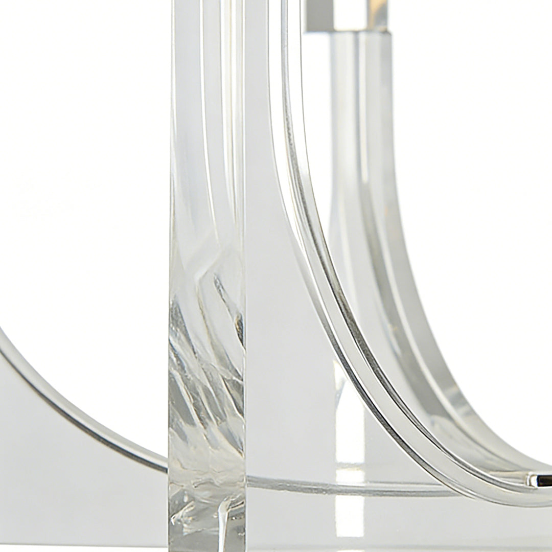 Retro Chandeliers Sleek Luxury Transparent American Ceiling Light