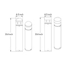 Outdoor 31in Lawn Bollard Light Minimalist Nordic Pathway Lighting