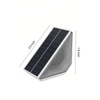 Outdoor Solar Step Lights Automatically Waterproof RGB Deck Light