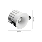 Trimless Recessed Downlights Round Spot Integrated LED Ceiling Light