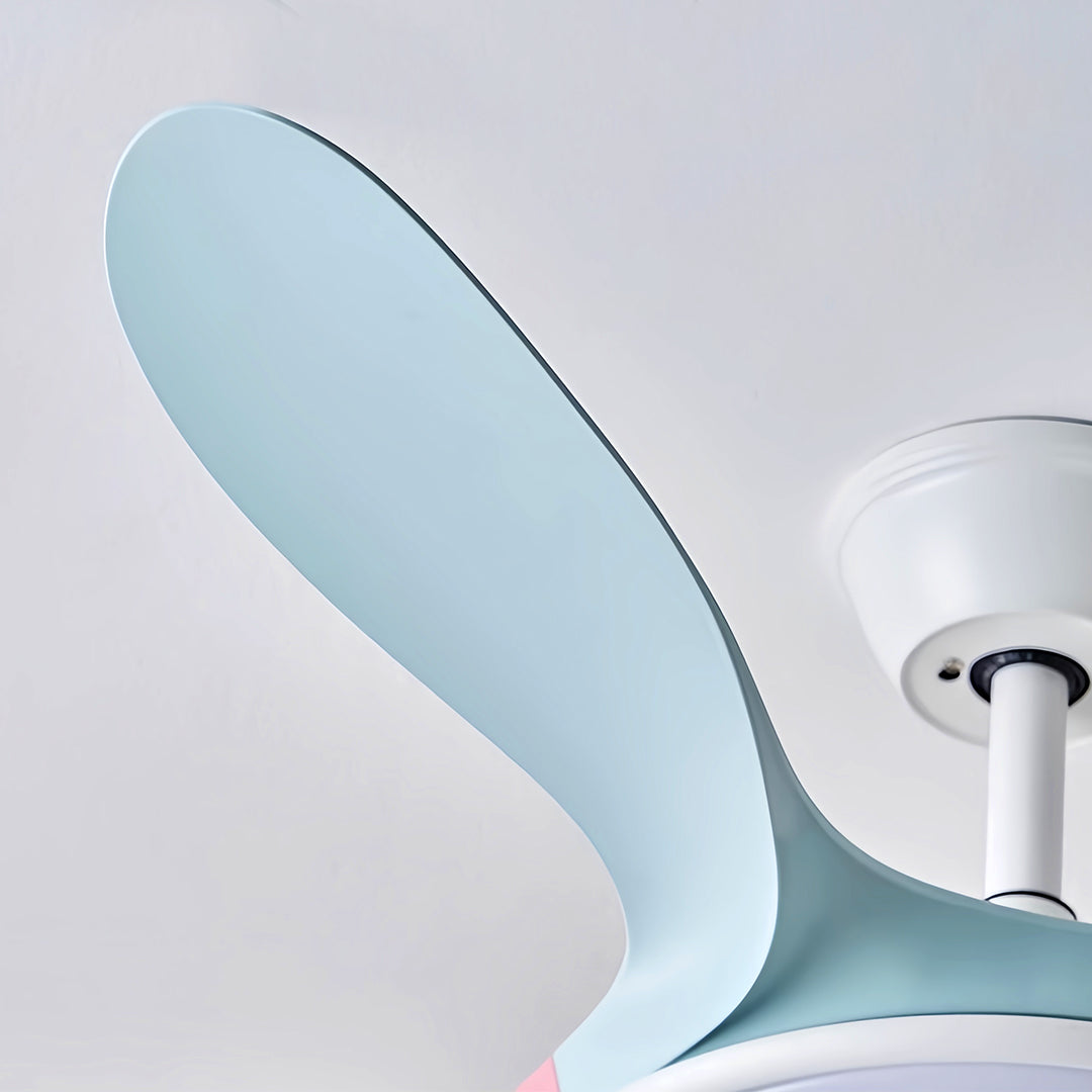 5 Blade Ceiling Fan with Light Abs Blades Metal Body Fan Light