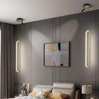 Elongated Modern Pendant Light Shades Metal Acrylic Pendant Lighting