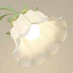 Tulip Floor Light French Three‑light Arc Iron Lamp
