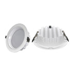 LED Recessed Downlight Flush Mount Anti-Glare White Acrylic Light