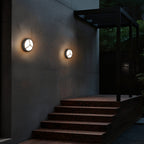 Waterproof Outdoor Wall Lighting Minimalist Trisection Round