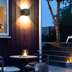 Up down Lighting Wall Sconce Modern Square Waterproof Light