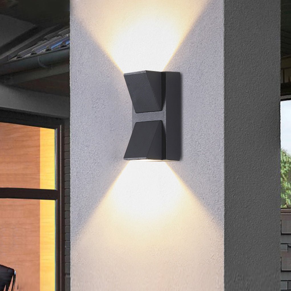 Waterproof Outdoor Porch Lights Dual-Spot K-Shaped LED Light