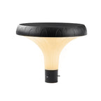UFO Solar Street Light Waterproof Solar Powered Black LED Pole Lamp