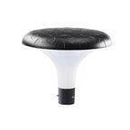 UFO Solar Street Light Waterproof Solar Powered Black LED Pole Lamp