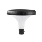 UFO Solar Street Light Waterproof Solar Powered Black LED Pole Lamp