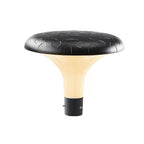 UFO Solar Street Light Waterproof Solar Powered Black LED Pole Lamp