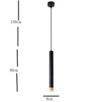 Elongated LED Industrial Linear Pendant Light Metal Hanging Lighting