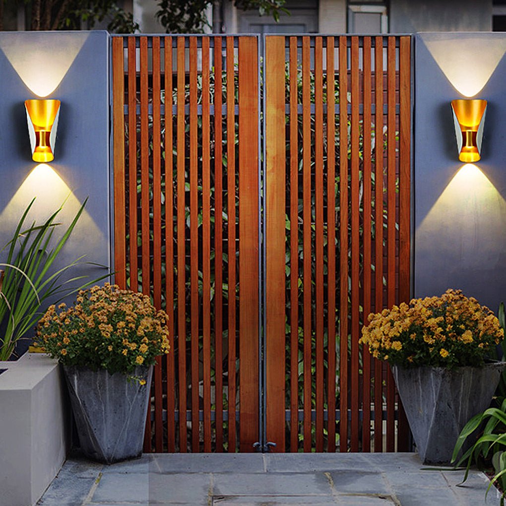 Small up down Wall Lights Simple Outdoor Waterproof Light