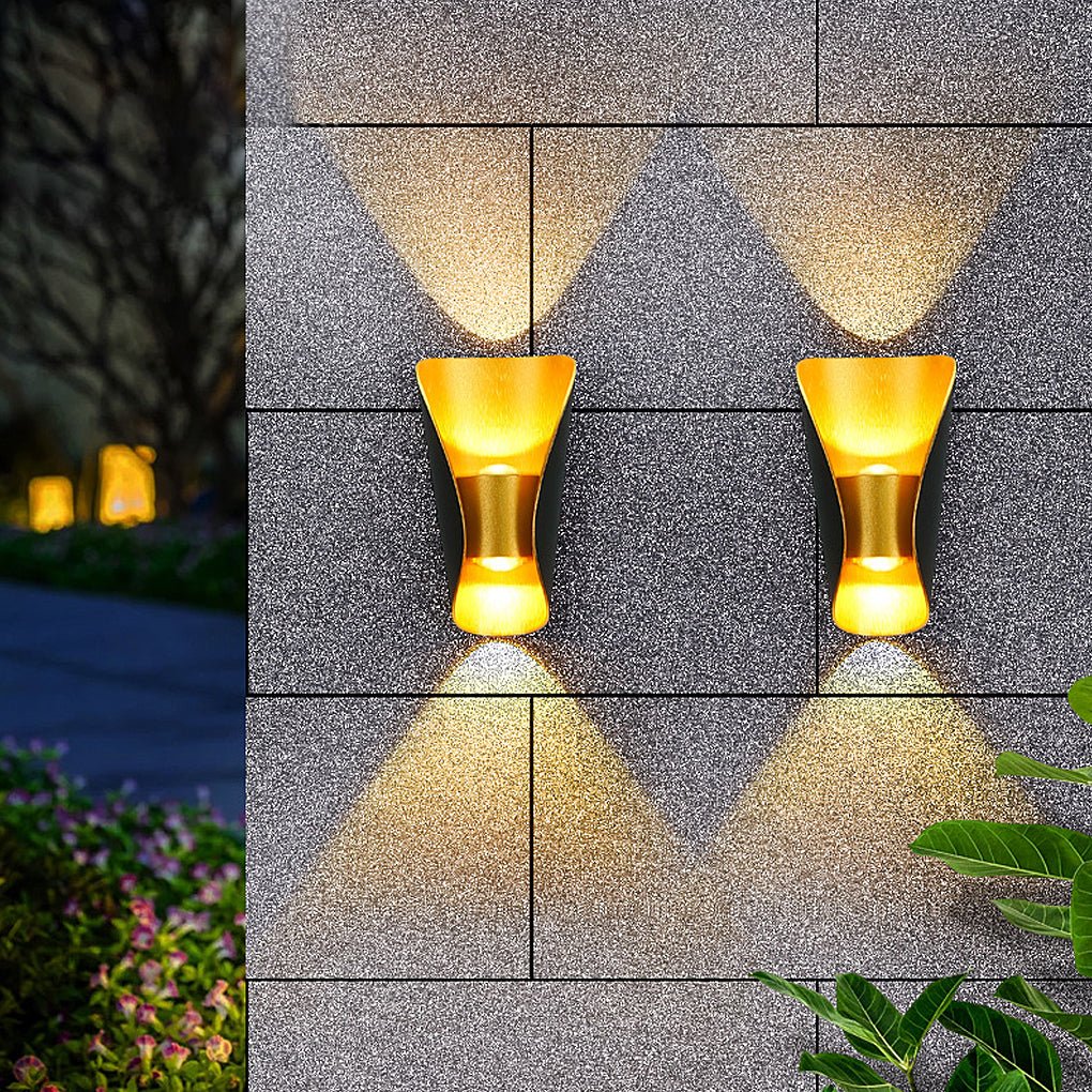 Small up down Wall Lights Simple Outdoor Waterproof Light