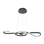 Unique Large Chandeliers Dimmable LED Simple Note Ceiling Light