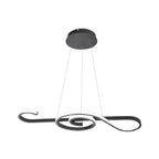 Unique Large Chandeliers Dimmable LED Simple Note Ceiling Light